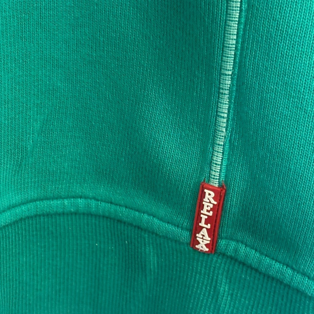Tommy Bahama "Relax" Pullover Quarter Zip Green Cotton Size Large - Picture 6 of 6